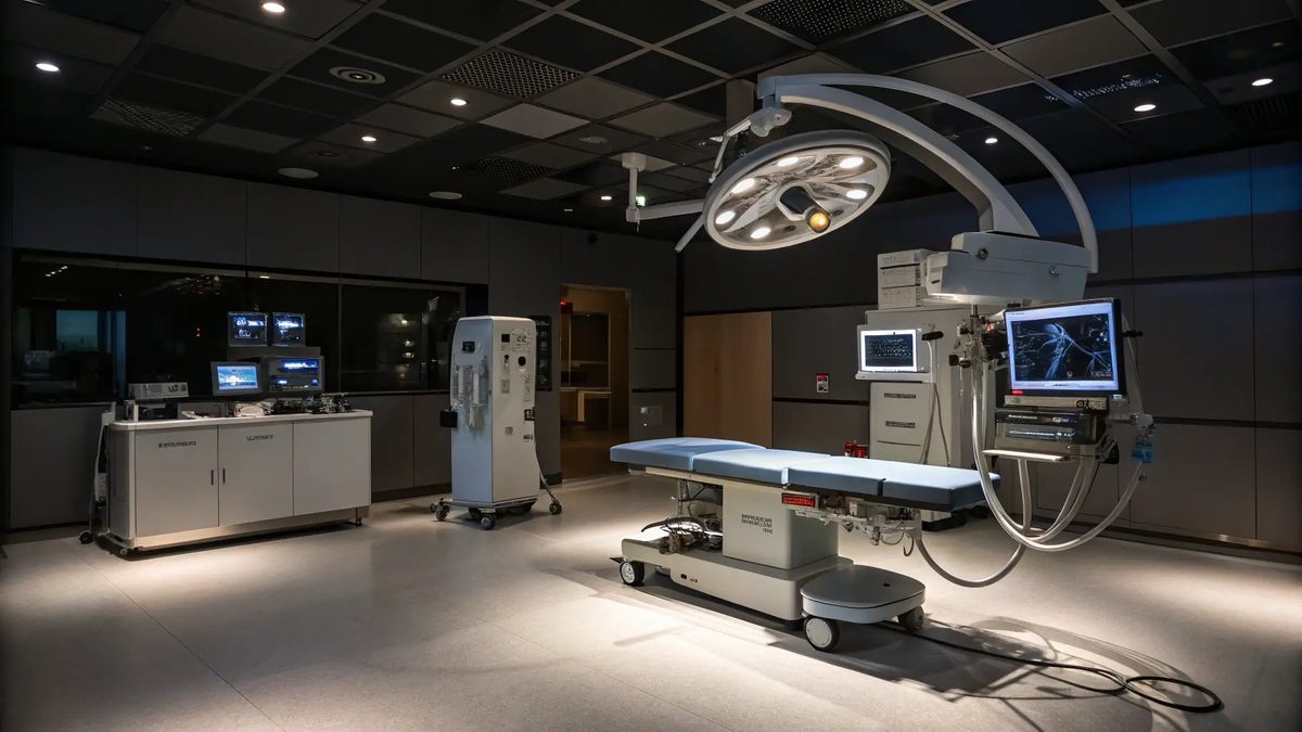 Draft operating room image, AI-generated, to be replaced with a real photo